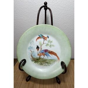 Bird Of Paradise Ascot Dinner Plate Vintage Fine‎ Porcelain China Japan
